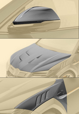 Prepreg Carbon Fiber Urus MSY Style Wide Body Kit voor de Lamborghini Urus (2018+)