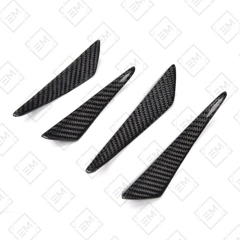 Carbon Fiber Front Bumper Canards for the BMW 2 Series F22 | F23 (2014-2019)