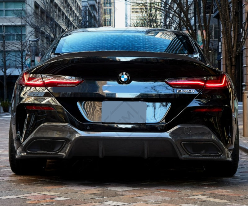 CARBON FIBER 3D STYLE REAR SPOILER FOR THE BMW 8 SERIES G16 | M8 F93 (2018+)