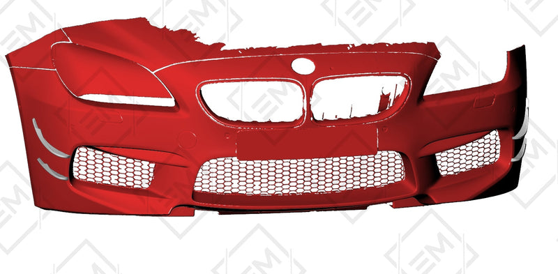 Carbon Fiber Front Bumper Canards for the BMW M6 F06 - F12 - F13 (2012-2018)