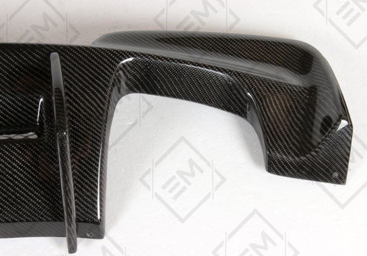 Carbon Fiber RZ Rear Diffuser for the BMW 1M E82 Coupé