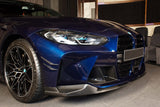 Prepreg Carbon Fiber Performance Front Bumper Canards for the BMW M3 G80 - M4 G82/G83