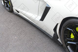 Carbon Fiber Performance Side Skirts for the Lamborghini Aventador LP700-4