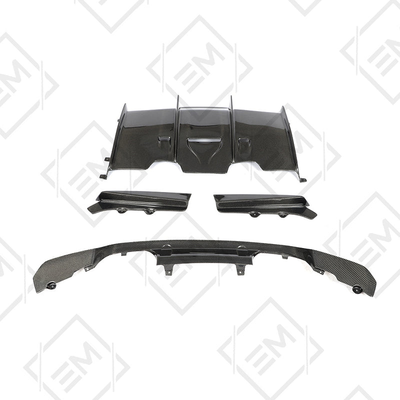 Carbon Fiber PSM Style Rear Diffuser for the BMW M3 F80 | M4 F82 - F83 (2014-2020)