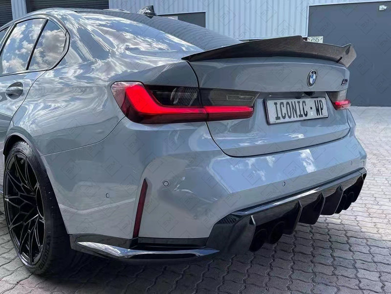 Carbon Fiber achterspoiler in PSM-stijl voor de BMW M3 G80 | G20 (2021+)