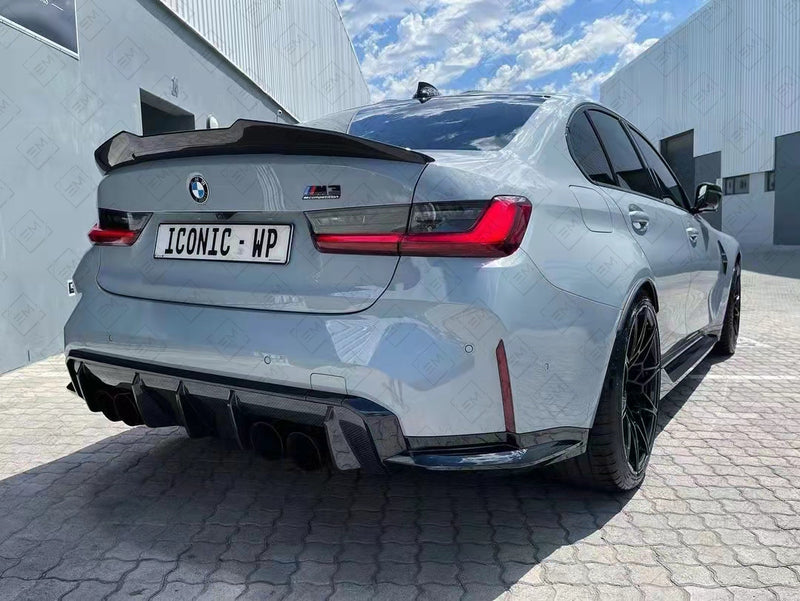 Carbon Fiber achterspoiler in PSM-stijl voor de BMW M3 G80 | G20 (2021+)