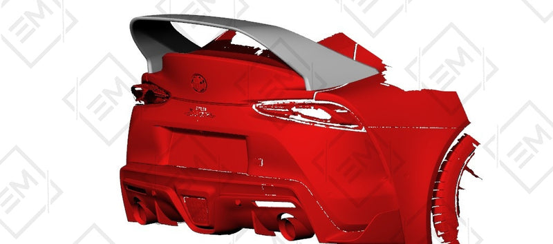 Carbon Fiber AT Style Rear Spoiler for the Toyota GR Supra A90 - J29 (2019+)