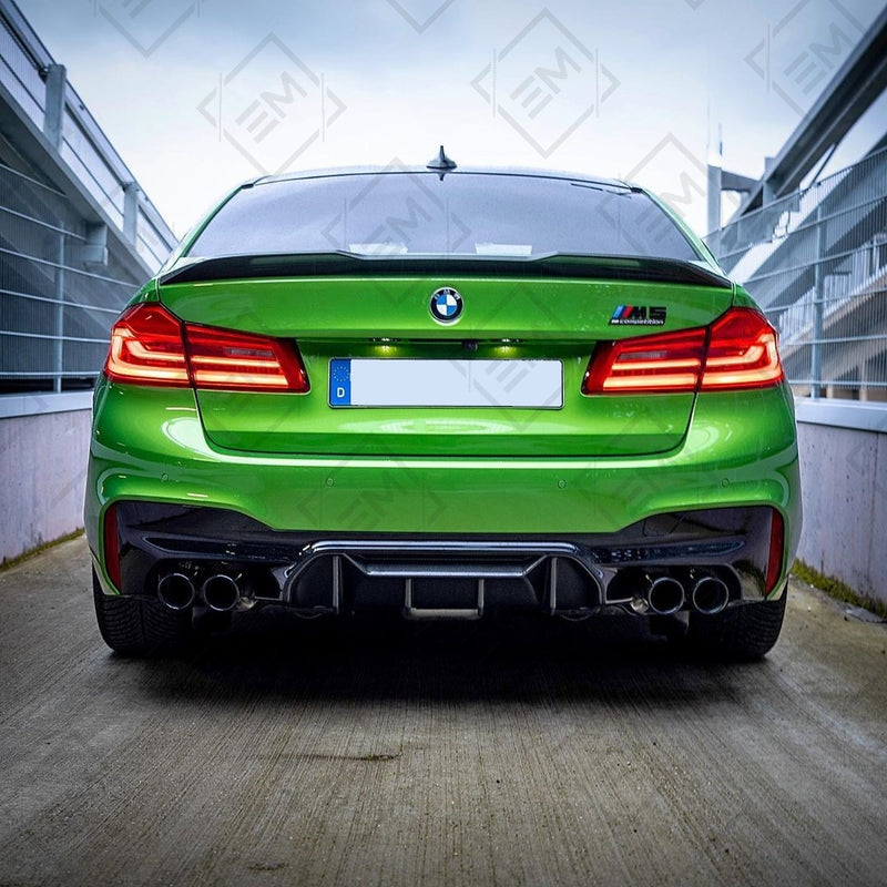 Carbon Fiber Performance Pro Rear Spoiler for the BMW M5 F90 LCI & PRE – EM  Carbon